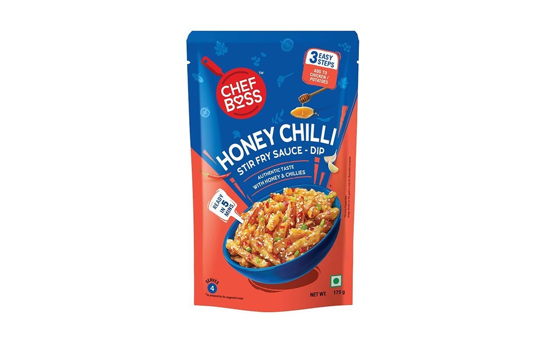 Chef Boss Honey Chilli Stir Fry Sauce-Dip   Pack  175 grams
